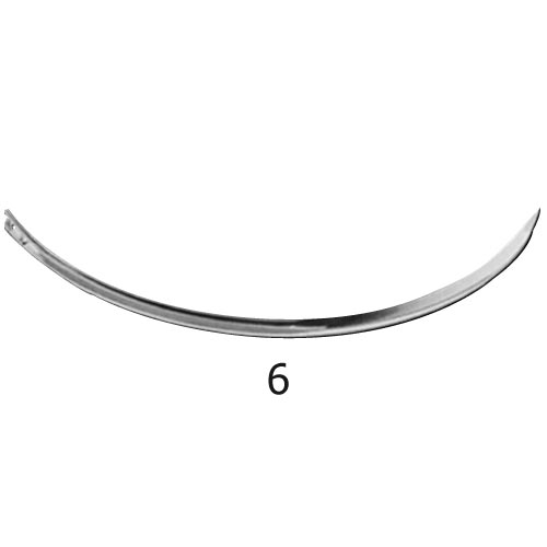 Suture needles, cutting, 3/8 circle, 1.1 x 54 mm